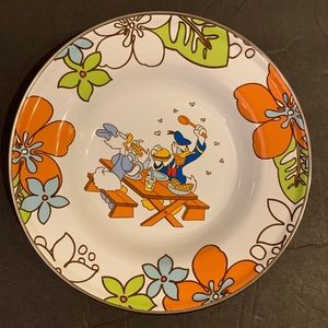 Disney Donald & Daisy Enamelware Shallow Bowls